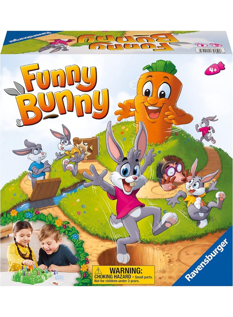 Ravensburger Funny Bunny Board Game â€“ Classic Family Game with Bunny Race Adventure, Easy Rules, Interactive Climbing Gameplay, Surprise Trap Doors, Fun Indoor Game Night for Kids Ages 4+ and Families | 21558-4 - Image 2
