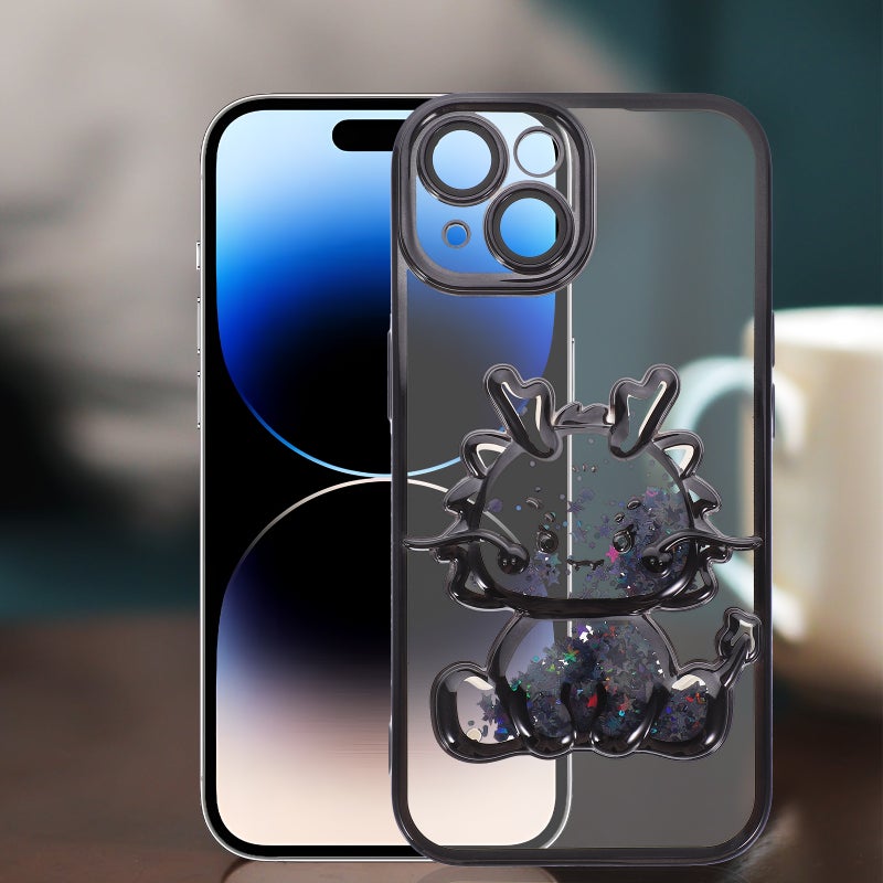 📱 غطاء هاتف مزخرف بتصميم تنين لطيف متنوع الألوان للحماية متعددة القطع - Image 5