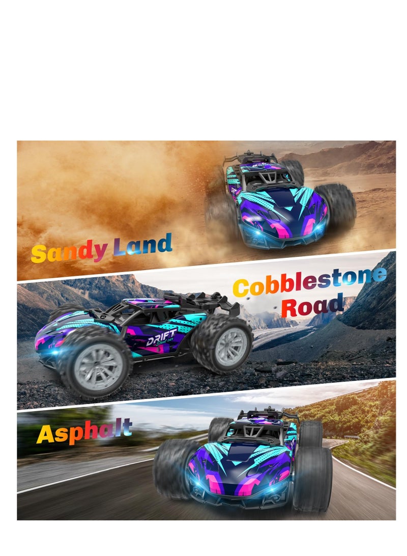 KASTWAVE Remote Control Car, 2.4GHz Spray Hobby Rc Racing Car with Rechargeable Batteries, Suitable for Boys Girls Birthday Gift - Image 4