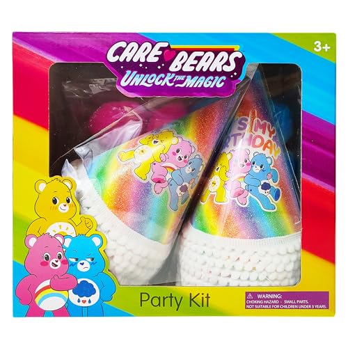 LUV HER Care Bears Birthday Decorations 31pc Room Decorations Original Care Bears Party Supplies Party Hats Birthday Banners Balloons Rainbow Party Favor Baby Shower Gender Reveal Decor 3 - Image 1