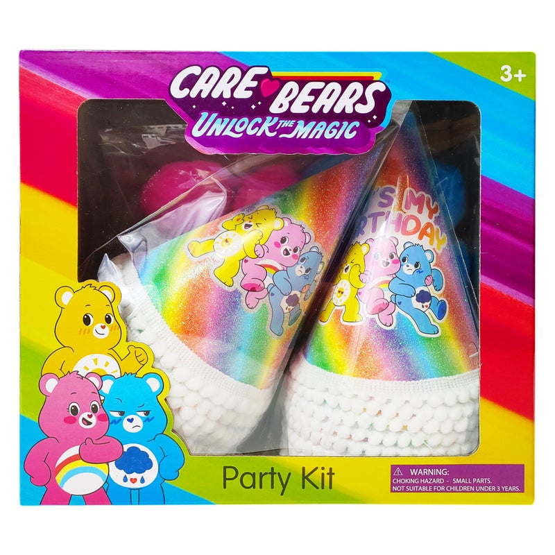 LUV HER Care Bears Birthday Decorations 31pc Room Decorations Original Care Bears Party Supplies Party Hats Birthday Banners Balloons Rainbow Party Favor Baby Shower Gender Reveal Decor 3 - Image 2