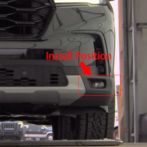 Beautost Fit For Honda New Pilot 2025 2026 Front Fog Light Lamp Cover Trims Piano Black - Image 3