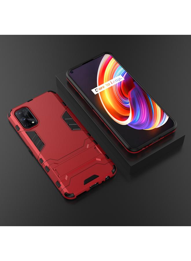 اس-توب جراب لهاتف OPPO Realme 7 Pro PC + جراب واقٍ مقاوم للصدمات من مادة TPU مع حامل - Image 2