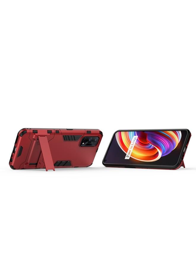 اس-توب جراب لهاتف OPPO Realme 7 Pro PC + جراب واقٍ مقاوم للصدمات من مادة TPU مع حامل - Image 3