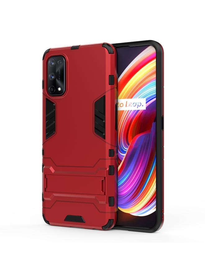اس-توب جراب لهاتف OPPO Realme 7 Pro PC + جراب واقٍ مقاوم للصدمات من مادة TPU مع حامل - Image 1