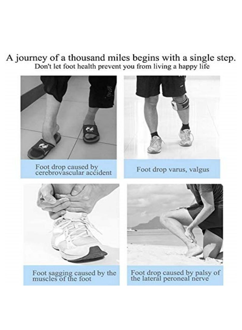 KASTWAVE AFO Brace -Ankle Foot Orthosis - Drop Foot Support Splint Postural Correction Brace - Medical Ankle Foot Orthosis Support for Men and Women(Right,L) - Image 5