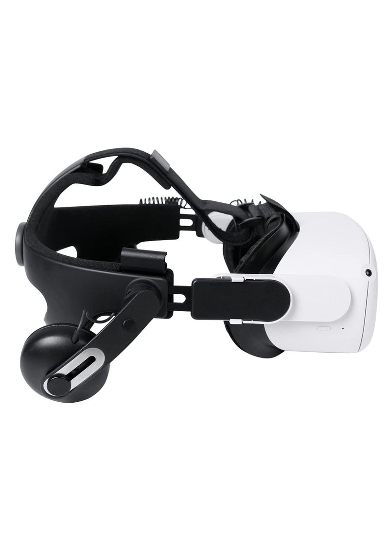 Generic - Headset Adapter for Connecting Oculus Quest 2 with HTC VIVE Deluxe Audio Strap DAS Connector Head Band Adapter Smart Headband Connector VR Headset Connection Belt - Image 1