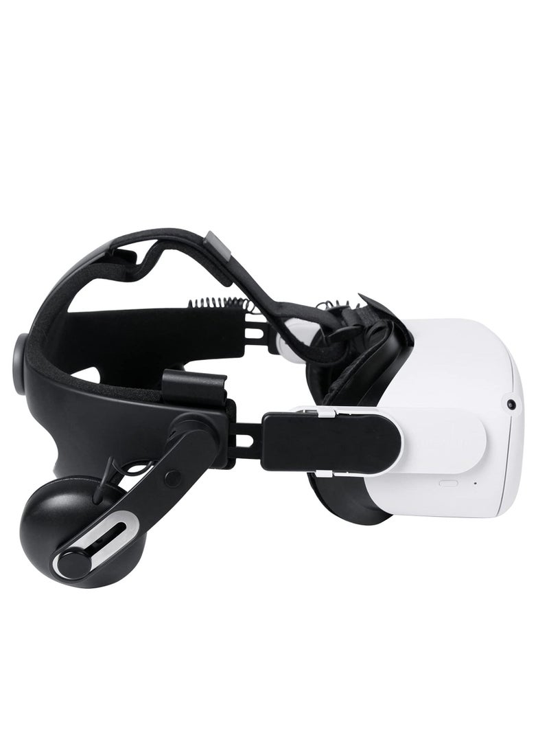 Generic - Headset Adapter for Connecting Oculus Quest 2 with HTC VIVE Deluxe Audio Strap DAS Connector Head Band Adapter Smart Headband Connector VR Headset Connection Belt - Image 1