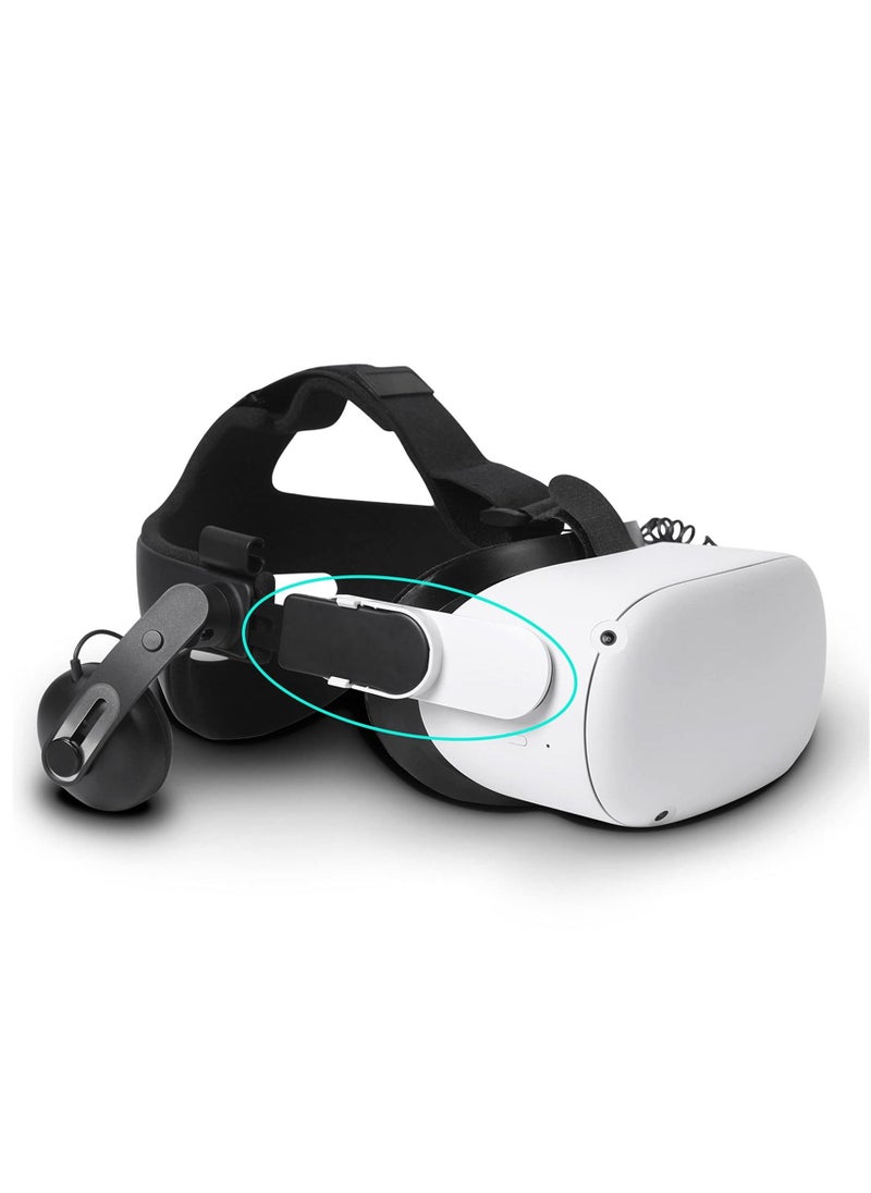 Generic - Headset Adapter for Connecting Oculus Quest 2 with HTC VIVE Deluxe Audio Strap DAS Connector Head Band Adapter Smart Headband Connector VR Headset Connection Belt - Image 1