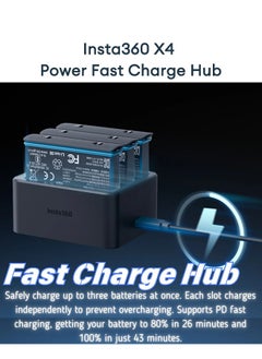 Insta360 Original Insta360 X4 Power Fast Charge Hub  - Image 4