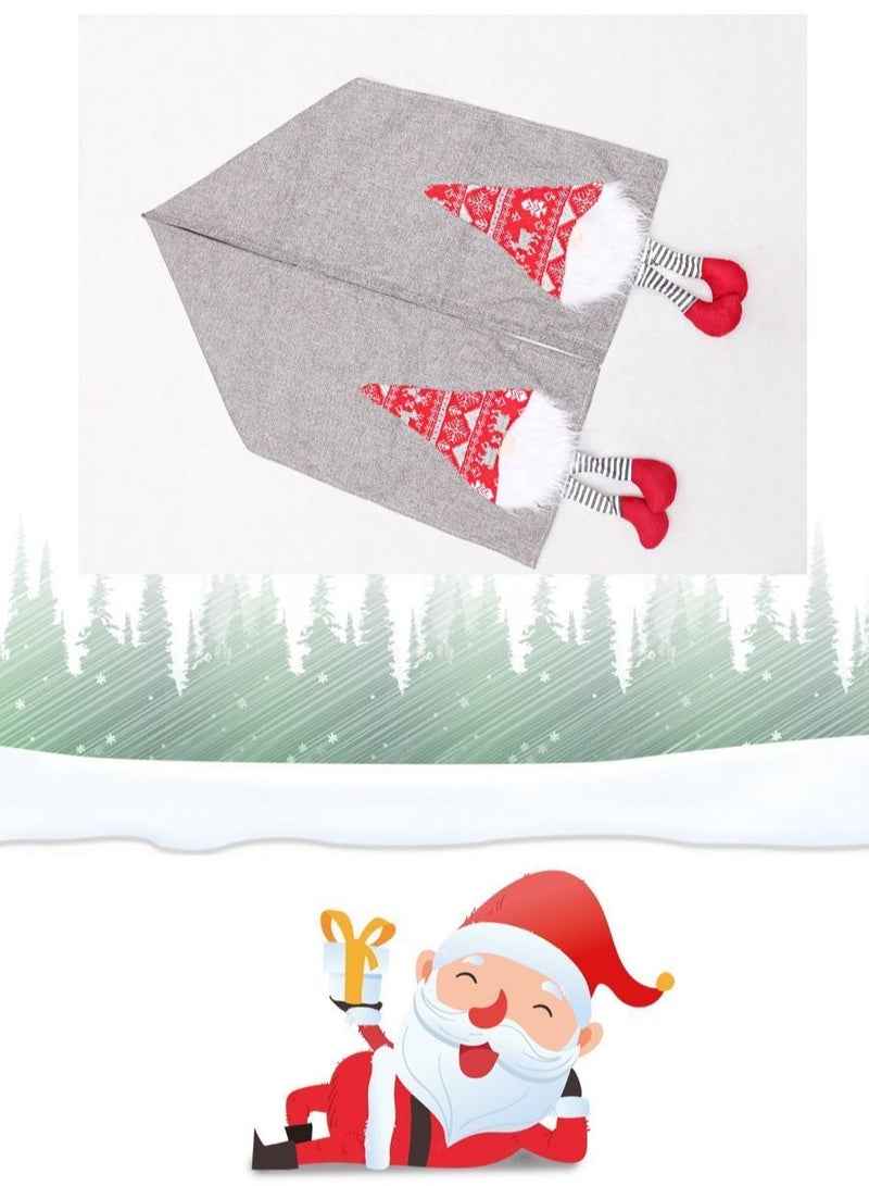 واي آند دي Christmas table runners runner for family christmas holiday dinner party decoration 34*212cm - Image 3