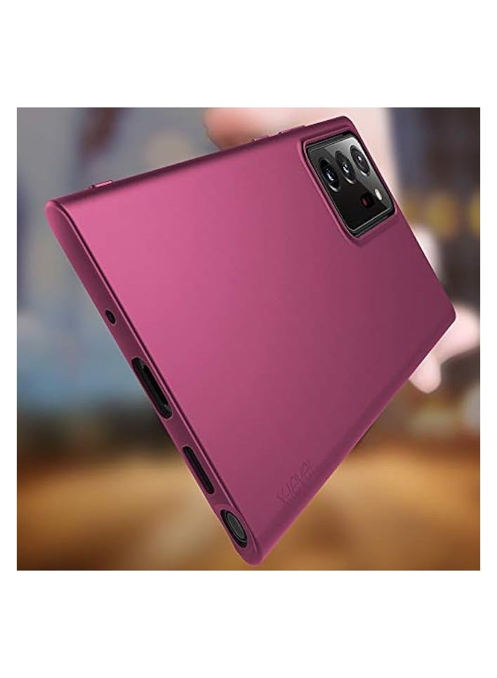 X-level Note 20 Ultra/Note 20 Ultra 5G Case Slim Fit Soft TPU Ultra-Thin Note 20 Ultra Mobile Phone Cover Matte Finish Coating Grip Phone Case for Galaxy Note 20 Ultra/Note 20 Ultra 5G - Image 3