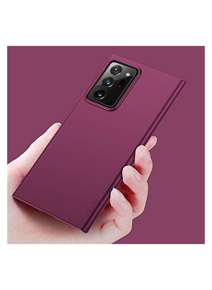 X-level Note 20 Ultra/Note 20 Ultra 5G Case Slim Fit Soft TPU Ultra-Thin Note 20 Ultra Mobile Phone Cover Matte Finish Coating Grip Phone Case for Galaxy Note 20 Ultra/Note 20 Ultra 5G - Image 4