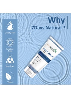 7 Days Neck Cream For Acanthosis Nigricans | For Dark Body Parts Like Neck, Ankles, Knuckles, Armpits, Thighs, Elbows| Exfoliant 100Gm  - Image 5