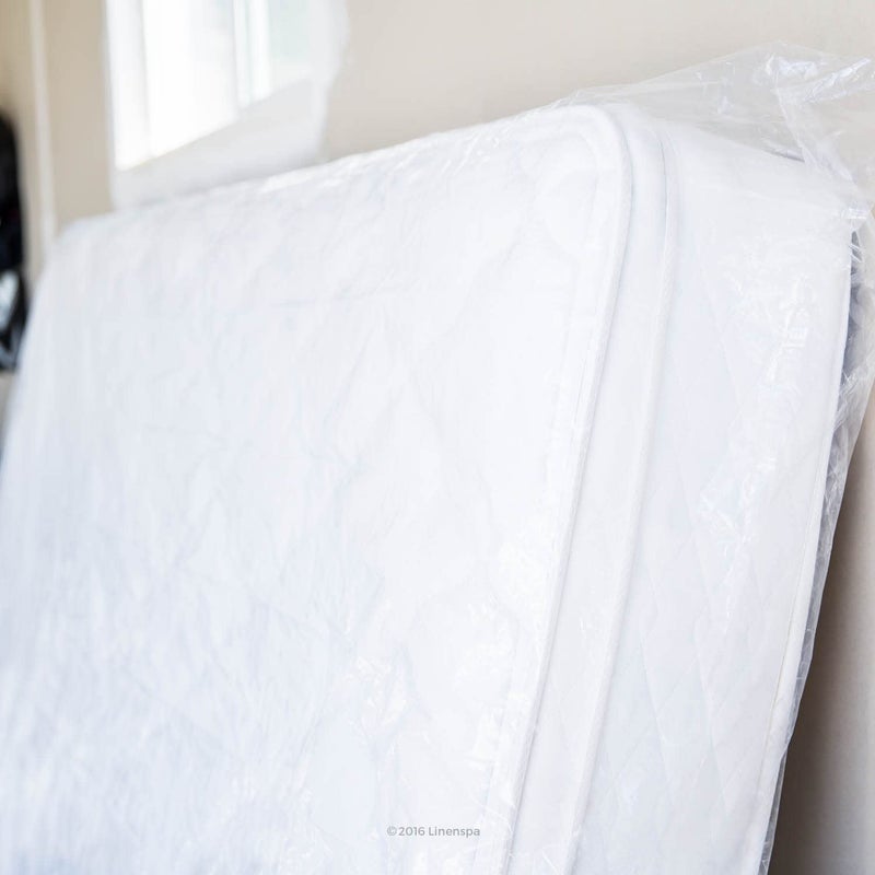 LINENSPA Linenspa Mattress Bag - 2 Pack Queen/Full Mattress Storage Bag for Moving and Storage - Mattress Protection - Polyurethane Mattress Storage bag Queen/Full  Clear  - Image 4