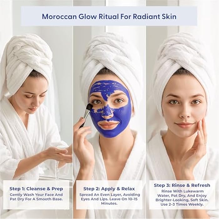 Argaviva Nila & Vitamin C Brightening Facial Mask | Pore Refining Clay Mask for Face with Honey & White Clay | Face Masks Skincare to Even Tone & Restore Glow 3.5 oz/100 g - Image 5