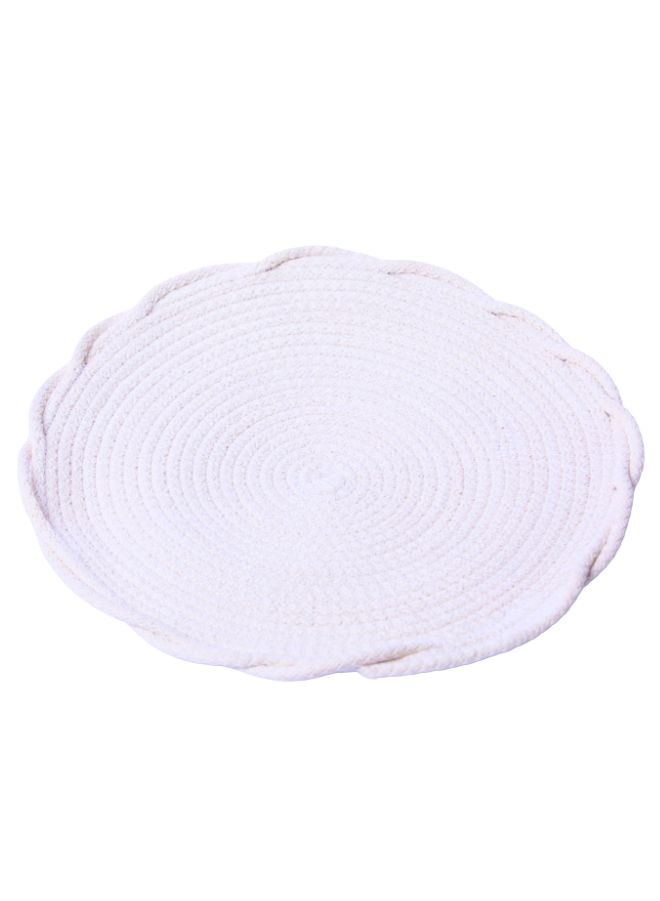 CASA HOME CasaHome Large Cotton Macrame Trivet Hot-Pot Holder 30cm Round Heat Protection Egypt - Image 2