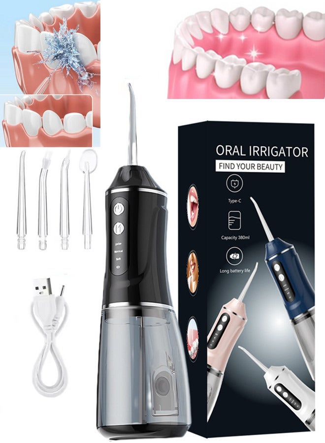 السعادة تنظيف الأسنان بالماء، الري الفموي، تنظيف الأسنان العميق، الخيط الكهربائي - Image 1