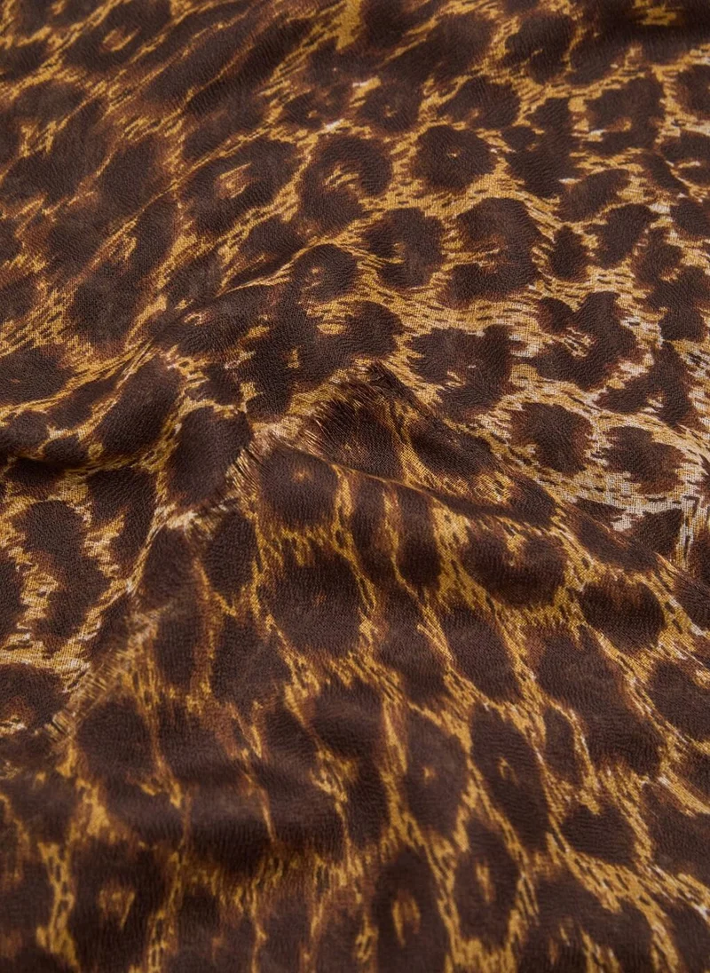 مانجو Leopard print scarf