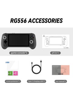 ANBERNIC RG556 Handheld Game Console Unisoc T820 Android 13 5.48 inch AMOLED Screen 5500mAh WIFI Bluetooth Retro Video Players (Black 256G) - pzsku/Z0C92F7CB5D3D30F49BBCZ/45/_/1716344073/35477968-4d63-434c-9f81-e4a6b7991b99