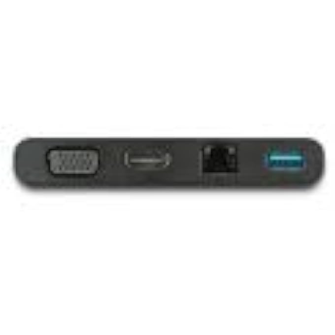 Startech.com .COM USB C MULTIPORT ADAPTER WITH HDMI, VGA, GIGABIT ETHERNET & USB 3.0 - USB C TO 4K HDMI OR 1080P VGA DISPLAY MINI DOCK HUB - USB TYPE-C TRAVEL DOCKING STATION FOR USB-C LAPTOPS (DKT30CHVCM) - Image 2
