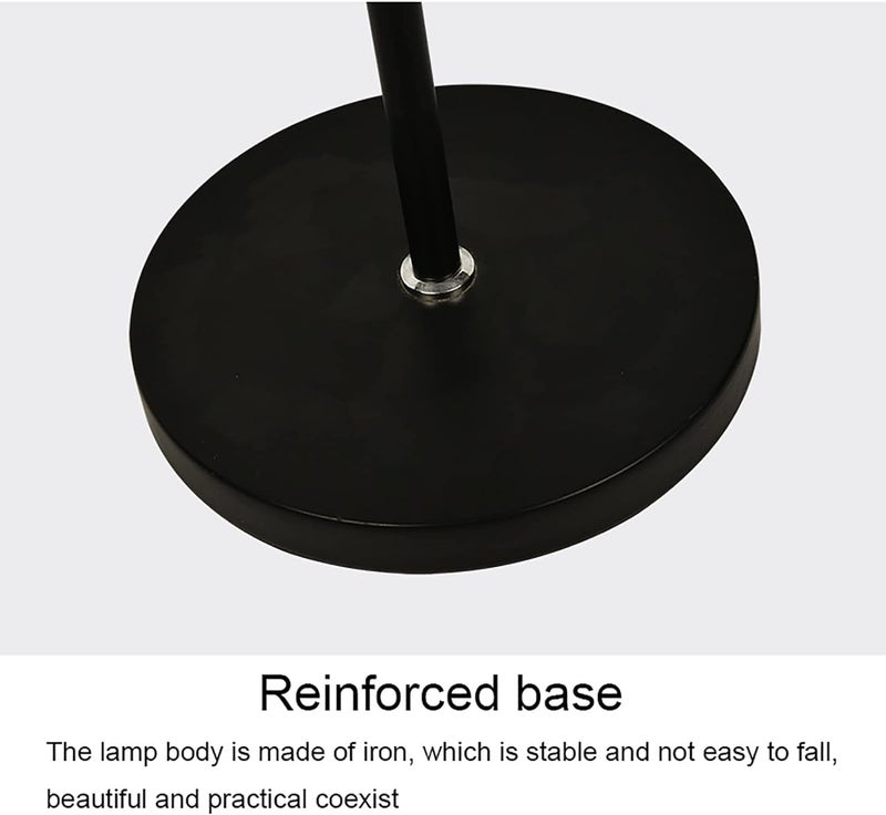 EVERMALL Floor Lamp with Reading Light Floor Standing Modern White Lampshade Reading Corner Lamp Floor Uplighter Reading Lamp Lampshade for Living Room Bedroom Home Office Accessories - Image 5