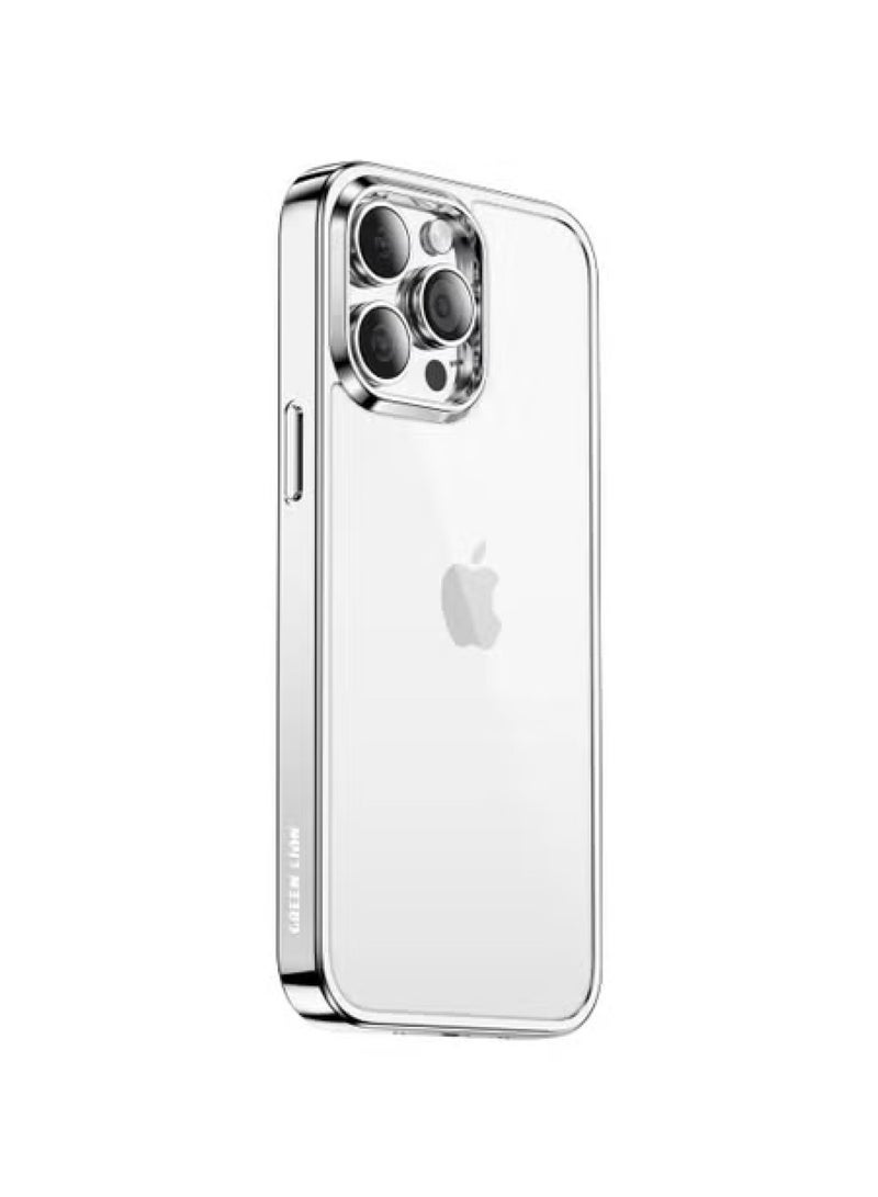 Green Lion Cambridge Case for iPhone 14 Pro ( 6.1" ) - Silver - Image 1