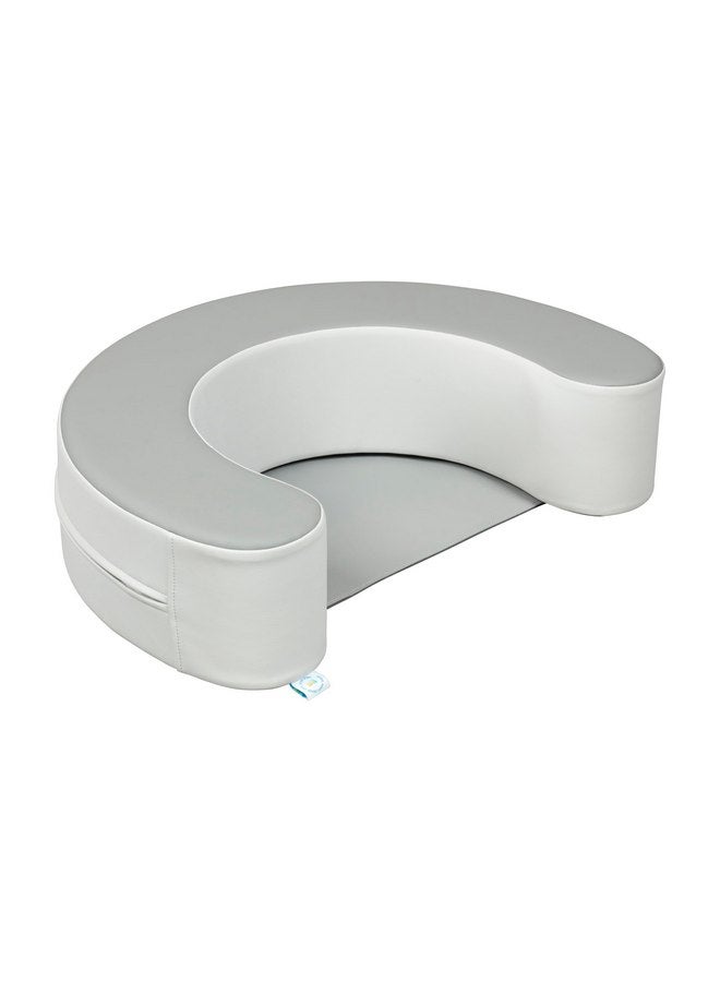 ECR4Kids ECR4Kids SoftZone Sit-Up Support Ring, Baby Essentials, Grey/Light Grey  - Image 1