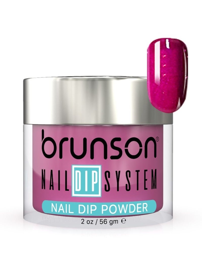 brunson Nail Dipping Powder 56gm, No Nail Lamp Needed for Curing French Nail Art Powder for nail dip system