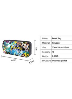 Pokemon Cartoon Backpack Three-piece Student School Bag  - Image 4