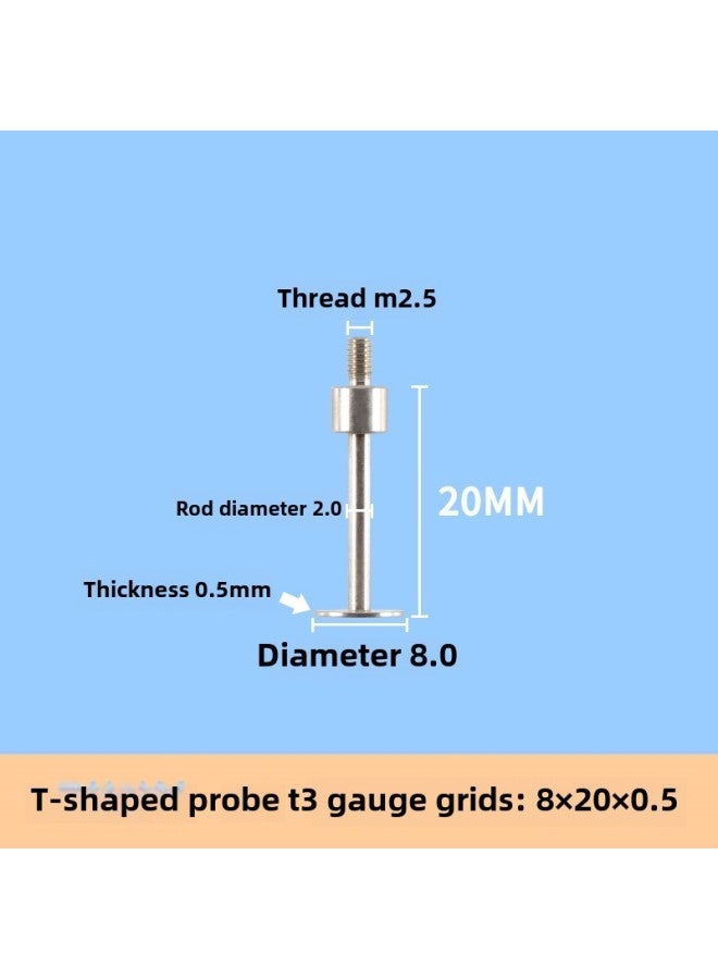 # Dial Indicator Needle Flat Tip Measuring Special-shaped Gauge Needle Curved Gauge Measuring Table. Thousands Of Minutes Meter High-Color:Fluorescent Green  - Image 1