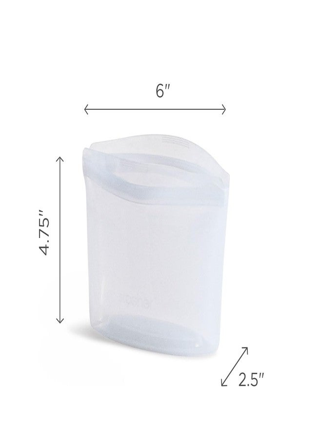 Stasher Reusable Silicone Storage Bag, Food Storage Container, Microwave and Dishwasher Safe, Leak-free, 1 Cup Bowl, Blue - Image 5