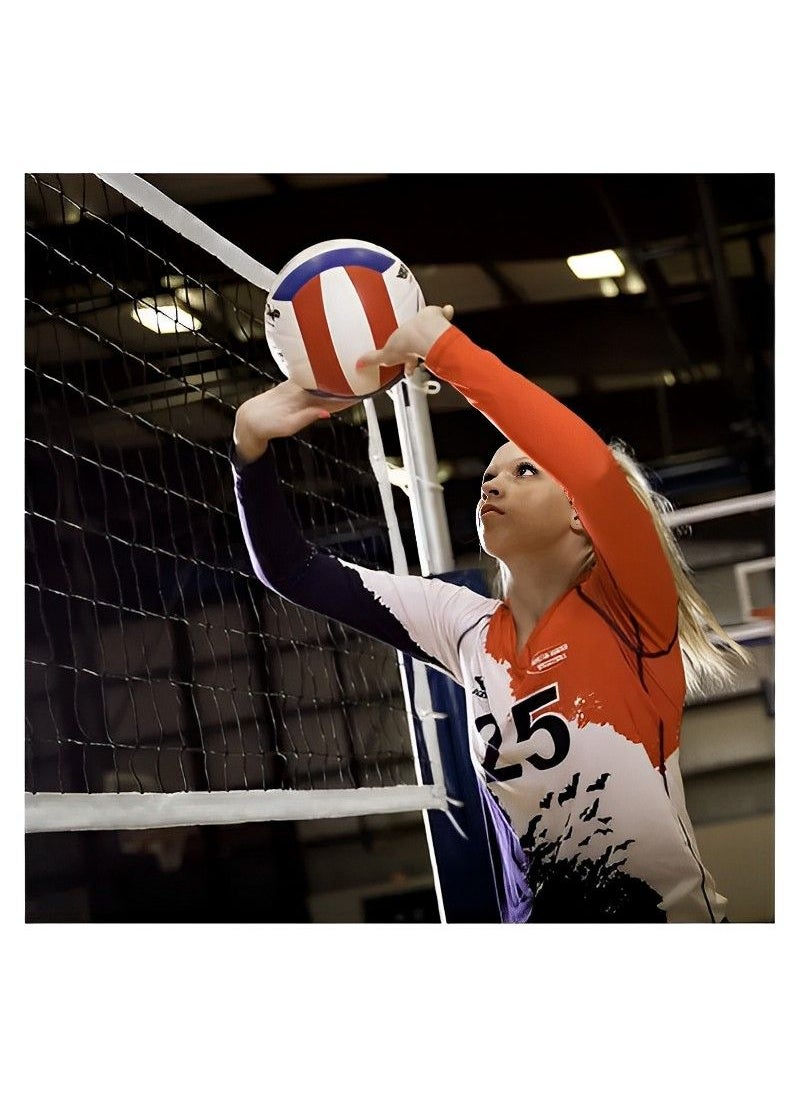 Joerex - Joerex Volleyball Net (Cotton) Cx602 95 X10 Cm, Professional Volleyball Net Outdoor, Heavy Duty Volleyball Net for Backyard, Portable Volleyball Net for Pool School - Image 1