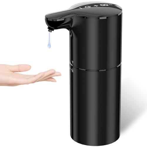 YIKHOM Automatic Liquid Soap Dispenser, Dish Soap Dispenser 8 Volume Control Adjustable, 15.37 oz/450mL Touchless Sanitizer Dispenser, Motion Sensor Soap Pump for Kitchen Bathroom, USB C Rechargeable - Image 1