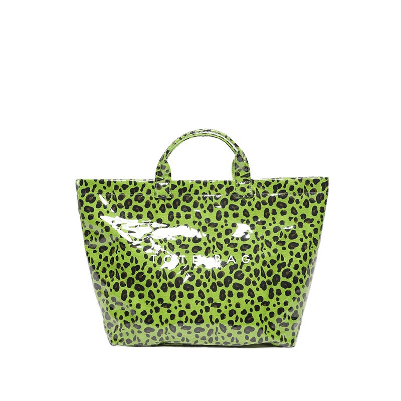 Large Capacity Leopard Print Commuter Lazy Style Bag Fashion Portable Large Capacity Shoulder Mommy - Image 1
