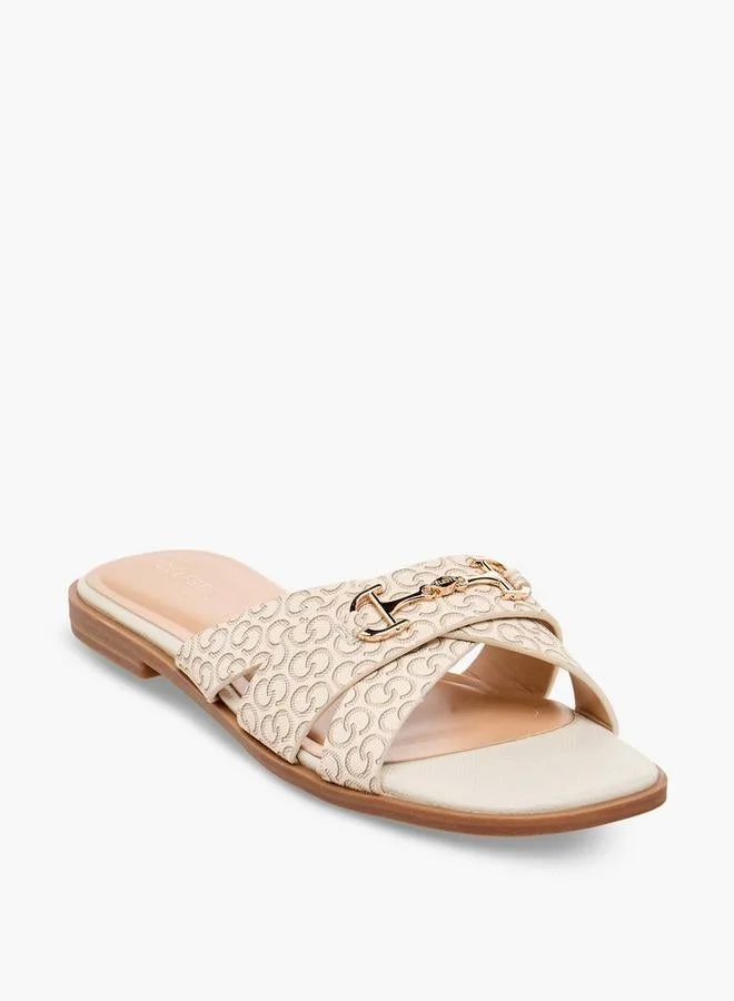 سيليست Women Printed Cross Strap Sandals