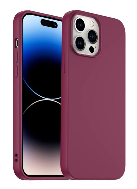 iPhone 14 Pro Max Case Liquid Silicone Anti Scratch Anti Fingerprint Soft Silky Touch Shockproof Protective Cover for Apple iPhone 14 Pro Max