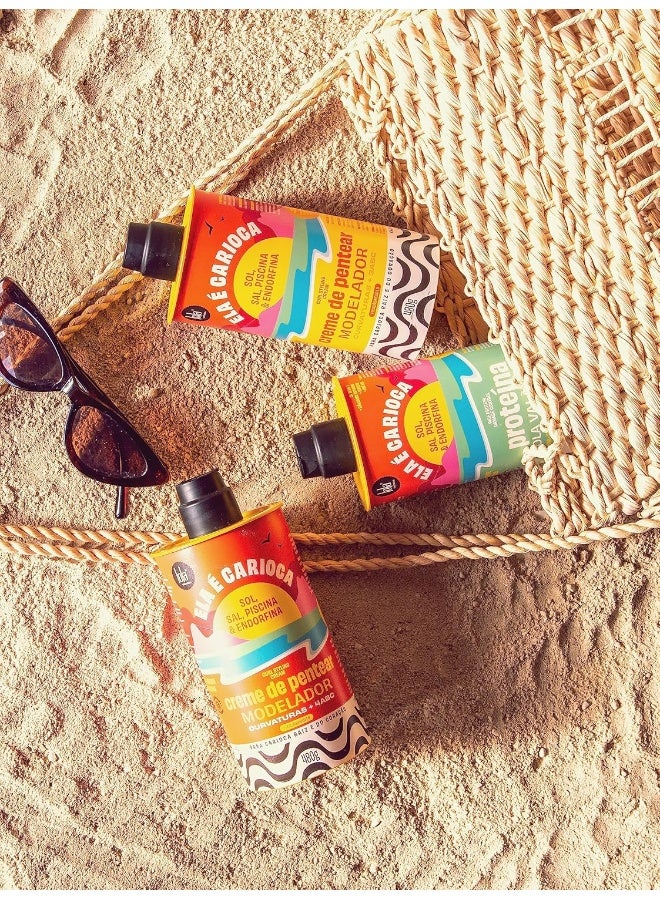 Lola from Rio كريم تصفيف الشعر إيلّا إي كاريواكا مع ماء جوز الهند - يحدد التجاعيد، يوفر ثباتًا مرنًا ويقضي على التجاعيد، مثالي لجميع أنواع التجاعيد (250 مل) - Image 2