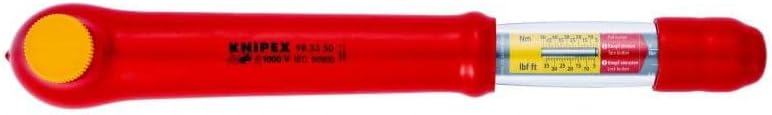 KNIPEX 98 33 50 3/8in Reversible VDE Torque Wrench 5-50Nm - Image 3
