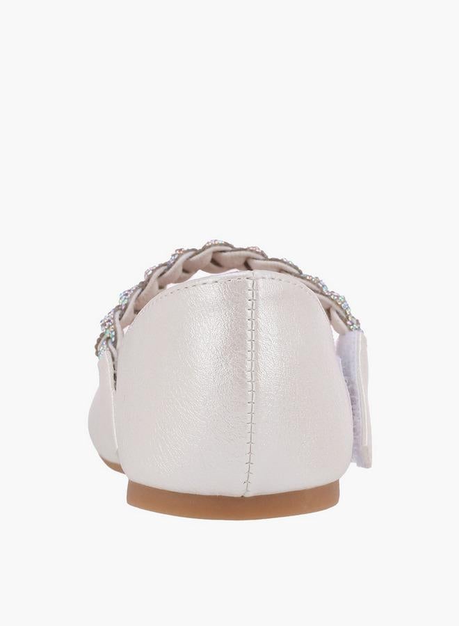 Flora Bella By Shoexpress Flora Bella Girls Embellished Hook & Loop Mary Jane Shoes - Image 5