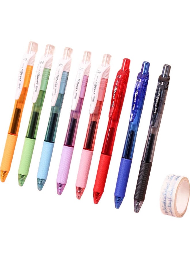 Pentel Bln105 Retractable Black Gel Pen, Stylish 0.5Mm Signature Pen, Business And Student Quick-Drying Ink Pen, Stationery, Purple Barrel With Black Ink, Single Pen - Image 1