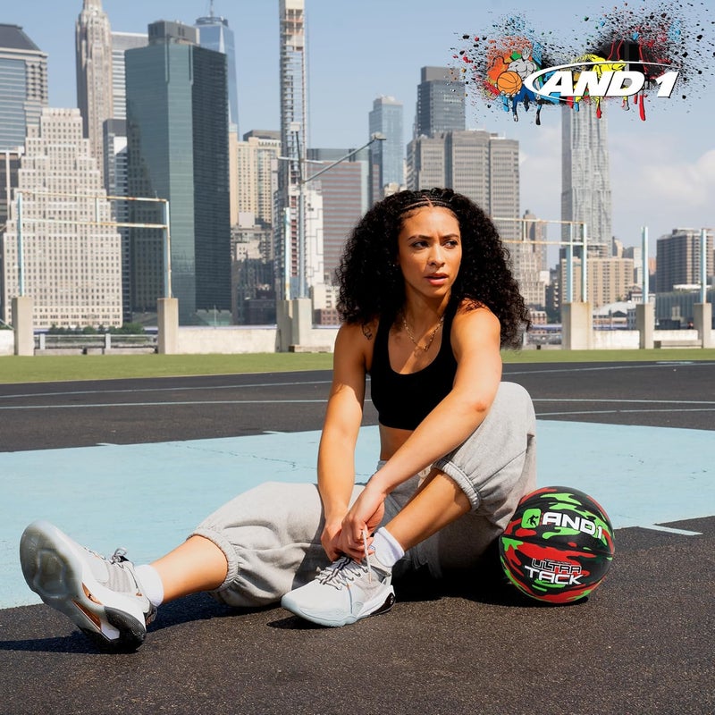 And1 Ultra Grip Basketball: Official Regulation Size 7 (29.5 inches) Rubber- Deep Channel Construction Streetball, Made for Indoor Outdoor Basketball Games - Image 5