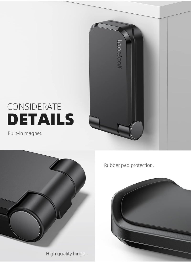 Magnetic Foldable Headphone Stand with Strong Adhesive Clip - Compatible with AirPods Max, Sennheiser, Beats, Bose, AKG, JBL, HyperX & More