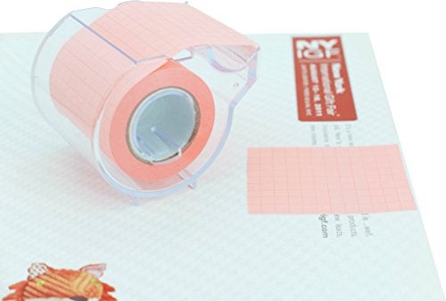 4A Full Adhesive Sticky Notes, Sticky Rolls with Dispenser and 2 Refill Rolls, Neon Blue and Pink, Grid Lines, 2 x 315 Inches, Colorful Graph Sticky Notes for Notebook, Office, Home - Image 3