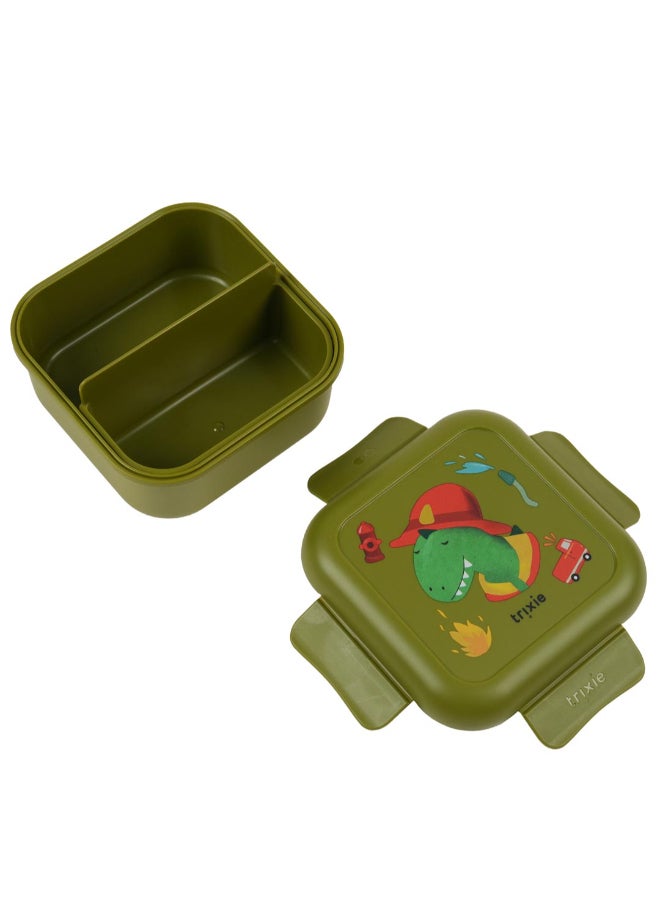 Trixie Snack Box With Clips - Fireman Mr. Dino - Image 3