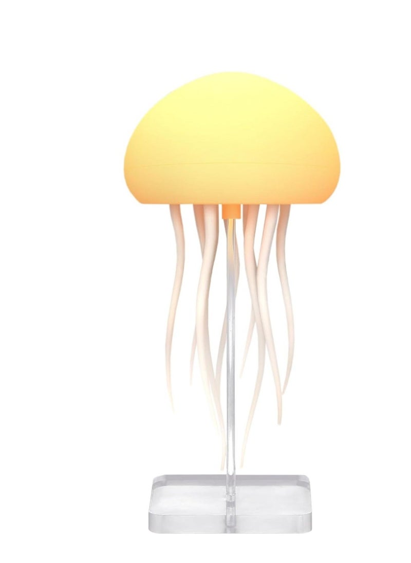 ELTRAZONE ELTRAZONE Floating Jellyfish Lamp with Voice Control, RGB Gradient Lighting, and Moving Tentacles – Rechargeable Touch Sensor LED Dancing Jellyfish Bedside Table Lamp for Kids & Adults  - Image 1