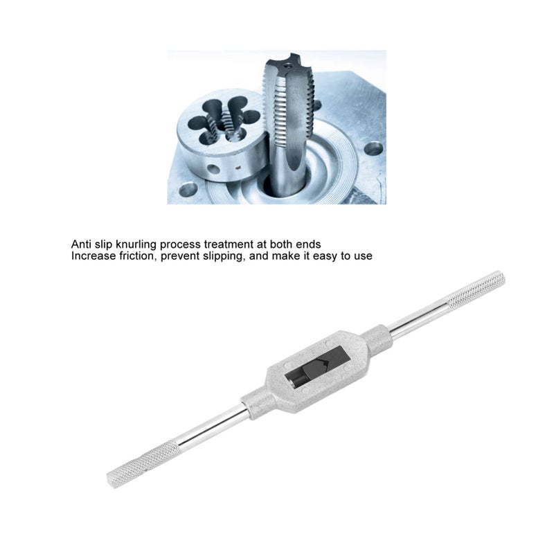 Tap Wrench M4 To 12 5/32 to 1/2in Adjustable Tap Handle Alloy Steel High Hardness Tapping Hand Tool - Image 3