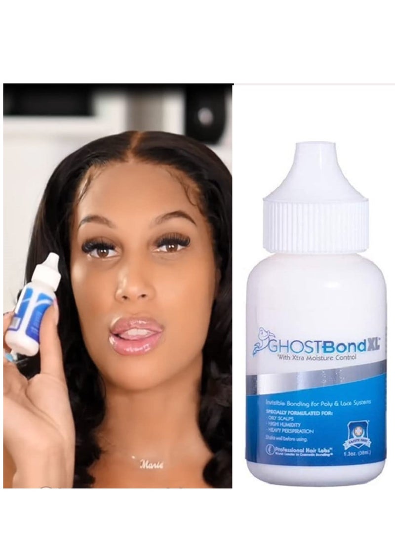 general Ghost Bond™ Platinum Lace Wig Glue 1.3 oz – Professional Strength, Invisible, Water-  Heat-Resistant Adhesive by Professional Hair Labs for Poly  Lace Wigs - Image 1