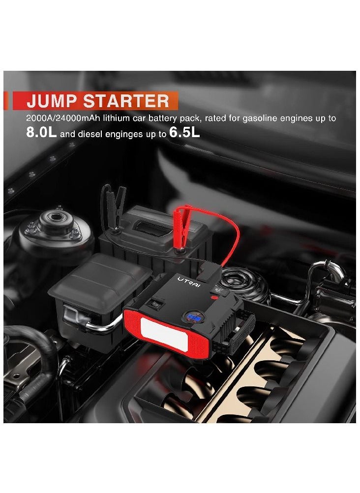 UTRAI - UTRAI Jstar 5 Portable Jump Starter with Air Compressor Battery - Image 1