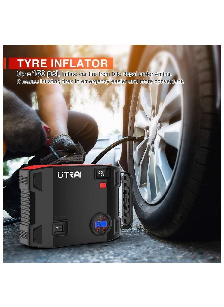UTRAI - UTRAI Jstar 5 Portable Jump Starter with Air Compressor Battery - Image 1